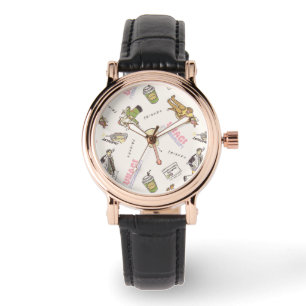 Reloj De Pulsera Patrón Personalizado de FRIENDS™ Tan