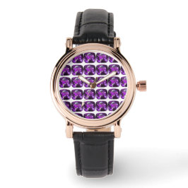 Reloj De Pulsera Patrón púrpura