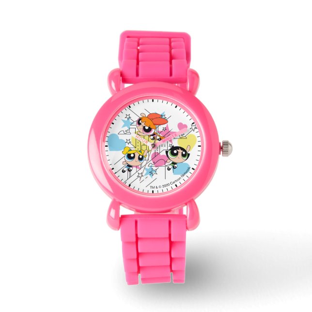 Reloj De Pulsera Patrón Townsville de Chicas poderosos (Anverso)
