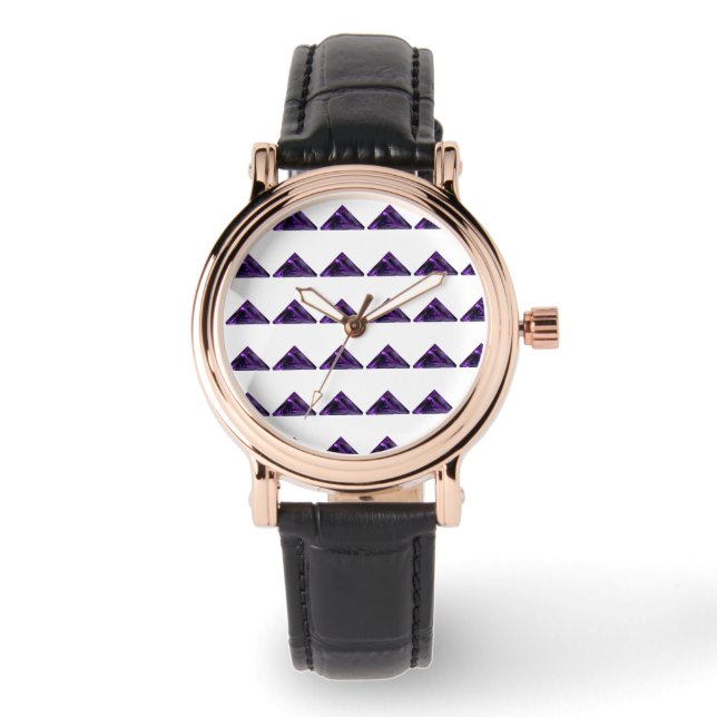 Reloj De Pulsera Patrón triangular (Anverso)