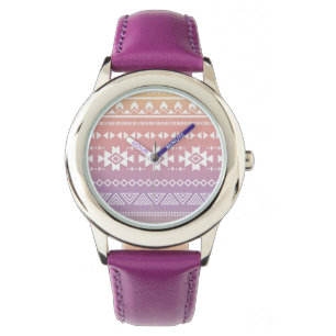 Reloj De Pulsera Patrón tribal azteca