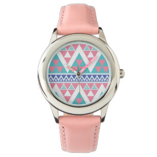 Reloj De Pulsera Patrón tribal azteca colorido
