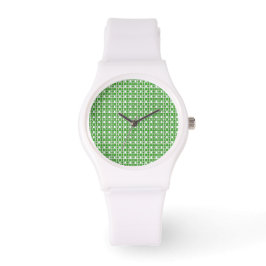 Reloj De Pulsera Patrón verde