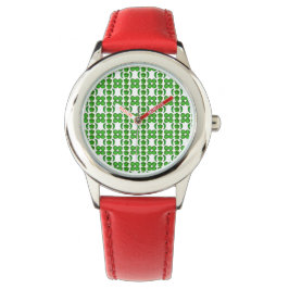 Reloj De Pulsera Patrón verde
