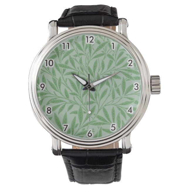 Reloj De Pulsera Patrón Willow, William Morris (Anverso)