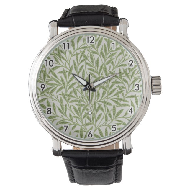 Reloj De Pulsera Patrón Willow, William Morris (Anverso)