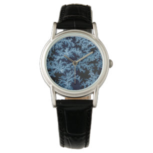 Reloj De Pulsera Patrones de escarcha en primer plano, California