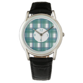 Reloj De Pulsera patrones de plaids masculinos mirar
