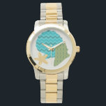 Reloj De Pulsera Patrones de shell II<br><div class="desc">Vida marina</div>