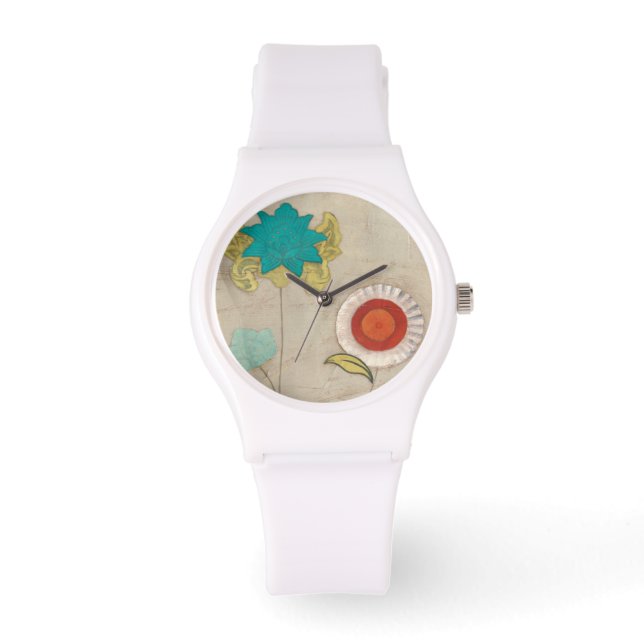 Reloj De Pulsera Patrones Petales I (Anverso)