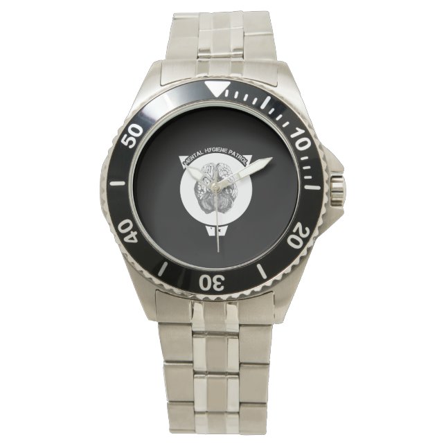 Reloj De Pulsera Patrulla de higiene mental (Anverso)