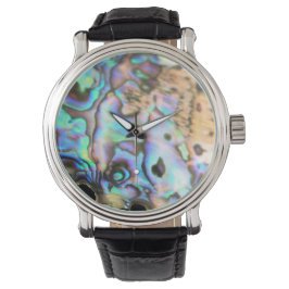 Reloj De Pulsera Paua abalone hermosa cáscara de kiwiana