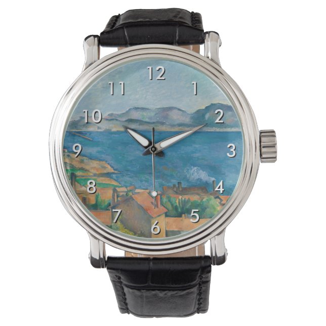 Reloj De Pulsera Paul Cezanne - Bahía de Marsella, vista desde Esta (Anverso)