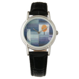 Reloj De Pulsera Paul Klee Harbinger de otoño. Arte geométrico azul