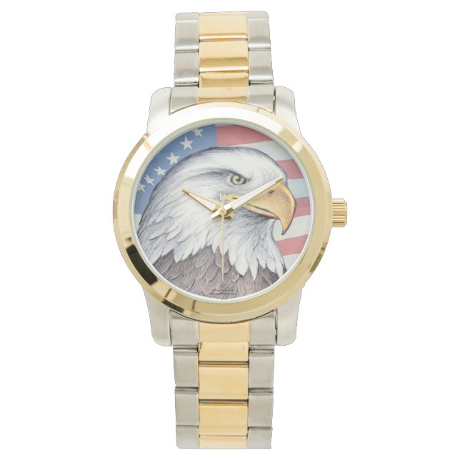 Reloj De Pulsera Paul McGehee "American Bald Eagle" Wristwatch (Anverso)