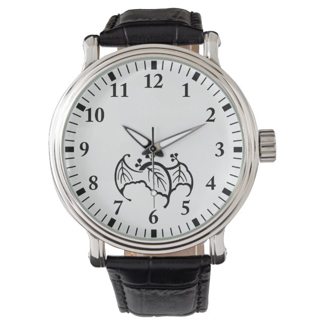 Reloj De Pulsera Paulownia en forma de murciélago (Anverso)