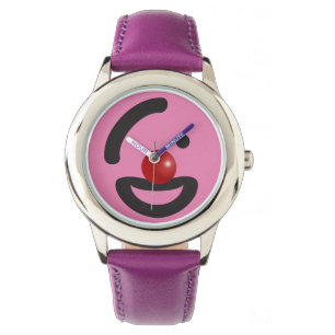 Reloj De Pulsera Payaso abstracto de los niños del arte