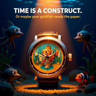 Reloj De Pulsera Payaso de Pescera Divertido Baño