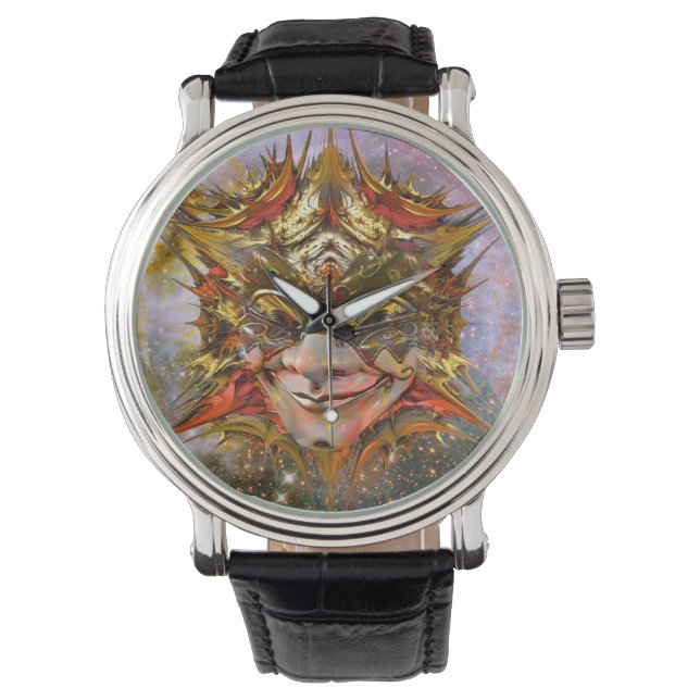 Reloj De Pulsera Payaso Estrella (Anverso)