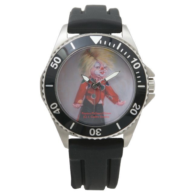 Reloj De Pulsera Payaso/Pallaso/Clown (Anverso)
