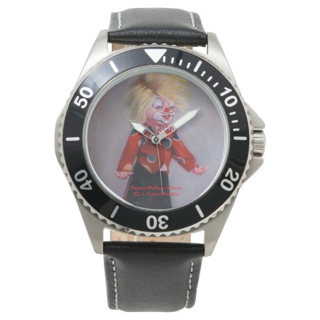 Reloj De Pulsera Payaso/Pallaso/Clown (Anverso)