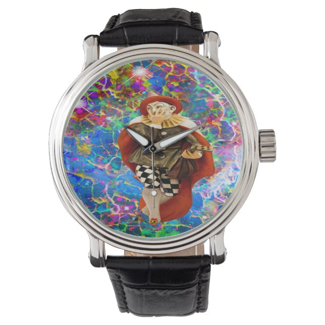 Reloj De Pulsera Payaso Trovador (Anverso)