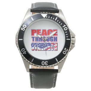 Reloj De Pulsera Paz a través de la fuerza