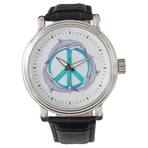 Reloj De Pulsera Paz del delfín
