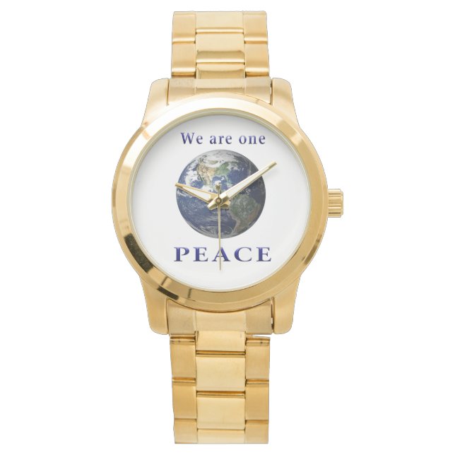Reloj De Pulsera Paz en la Tierra (Anverso)