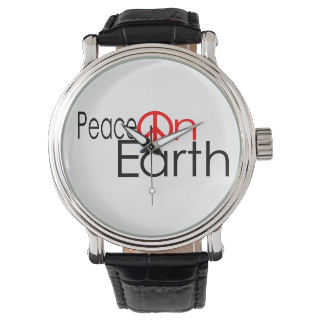 Reloj De Pulsera Paz en la Tierra (Anverso)
