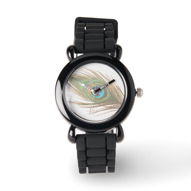 Reloj De Pulsera Peacock Feather (Anverso)