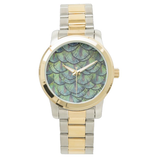 Reloj De Pulsera Peacock Feathers Watch (Anverso)