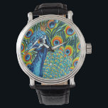 Reloj De Pulsera Peacock I<br><div class="desc">Animales</div>