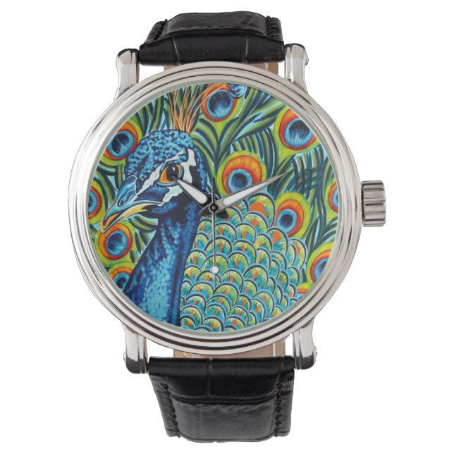 Reloj De Pulsera Peacock I (Anverso)