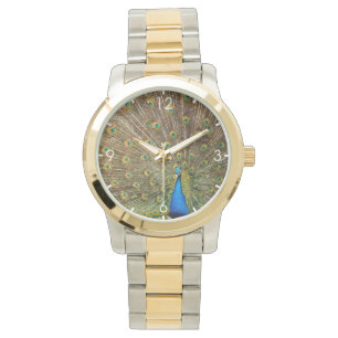 Reloj De Pulsera Peacock Tail Feathers