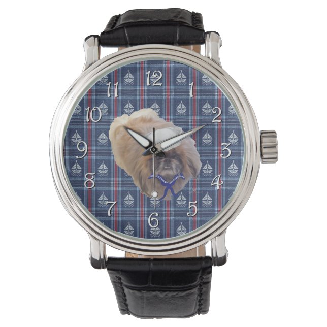 Reloj De Pulsera Pekingés marinero (Anverso)