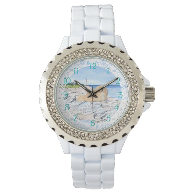 Reloj De Pulsera Pekingese en el faro (Anverso)