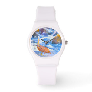 RELOJ DE PULSERA PELICAN PLAYGROUND CORONADO BEACH CA