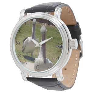 Reloj De Pulsera Pelícanos Con Actitud,