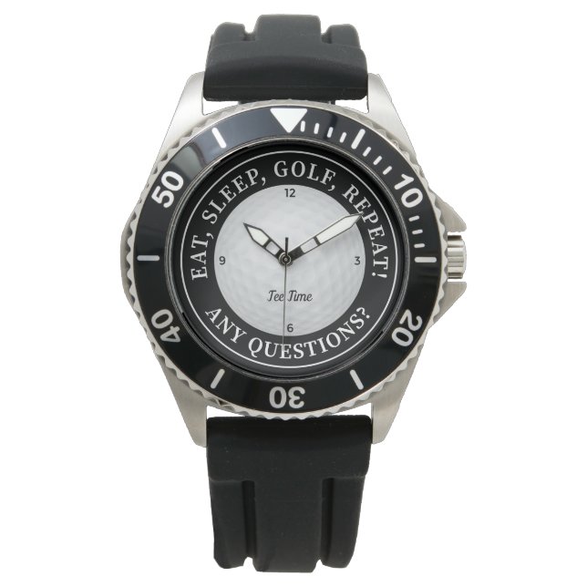 Reloj De Pulsera Pelota de Golf Personalizada Deportes Golfista Fra (Anverso)