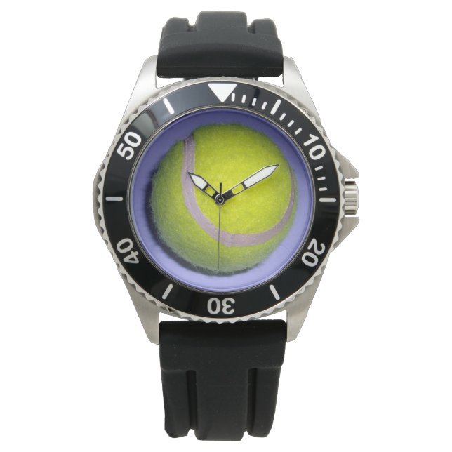 Reloj De Pulsera Pelota de tenis amarilla, (Anverso)
