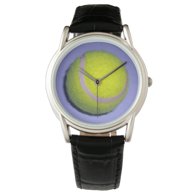 Reloj De Pulsera Pelota de tenis amarilla, (Anverso)