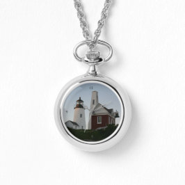 Reloj De Pulsera Pemaquid Point Light y su hermosa casa de campanas