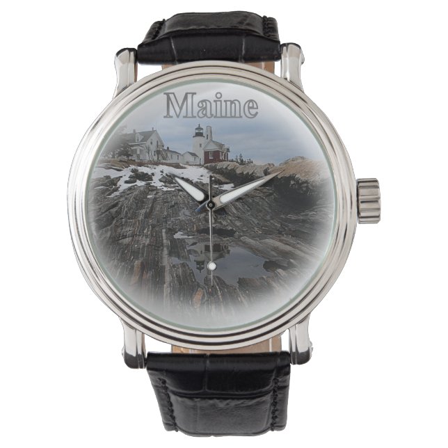 Reloj De Pulsera Pemaquid Point Maine (Anverso)