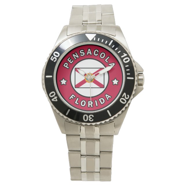 Reloj De Pulsera Pensacola Florida (Anverso)