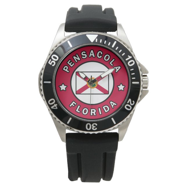 Reloj De Pulsera Pensacola Florida (Anverso)