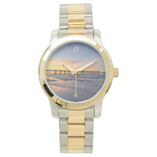 Reloj De Pulsera Pensacola Pier Shoreline Sunrise Watch