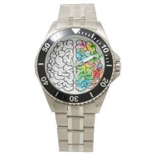 Reloj De Pulsera Pensamiento mental de la idea de la psicología