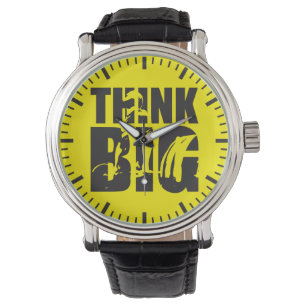 Reloj De Pulsera Pensar en grande - Motivación de gimnasio
