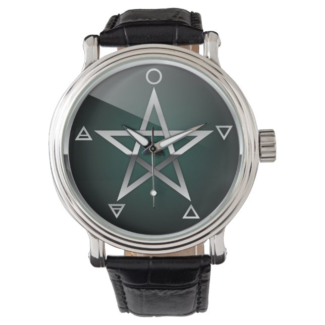 Reloj De Pulsera Pentáculo (Anverso)